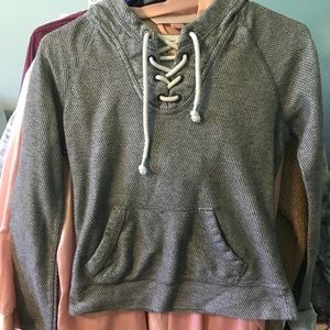 Gray Hollister hoodie